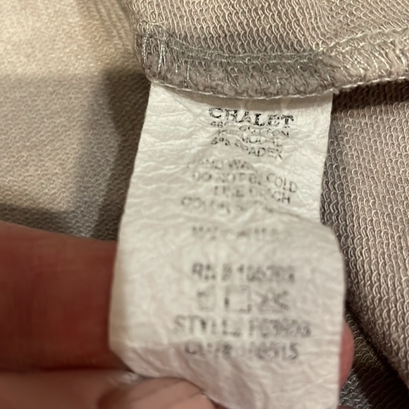 Chalet et Ceci Roma Tunic Asymmetric Drawstring Hem Front Pocket Lagenlook S - Picture 12 of 13